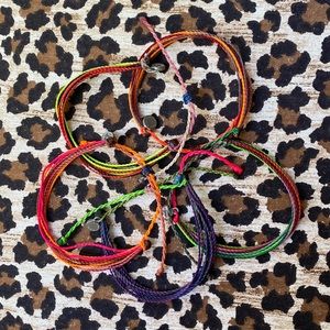 Series of waxed thread bracelets. Purchased from FL boutique! EUC!!!!